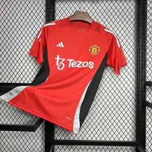 24-25 Manchester United Red Training Kit Sport AAAAJersey Yupoo 5