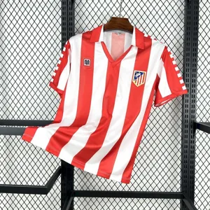 82-83 Atletico Madrid Home Retro Kit Vintage Shirt AAAAJersey Supply Yupoo