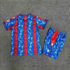 24-25 Crystal Palace Home Kid Kits Youth Apparels Sport AAAAJersey Yupoo 2