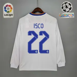 21-22 Real Madrid home long sleeve 11