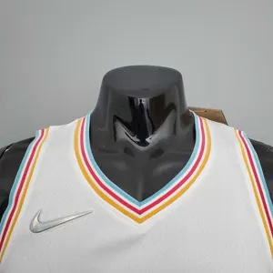 2022 Season Duncan #21 Spurs City Edition White 5