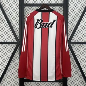 03-04 River Plate Away Long Sleeve Retro Kit Vintage Shirt AAAAJersey Dropship Yupoo 2