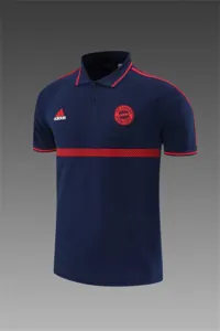 Polo Bayern sapphire blue and red three sides 10