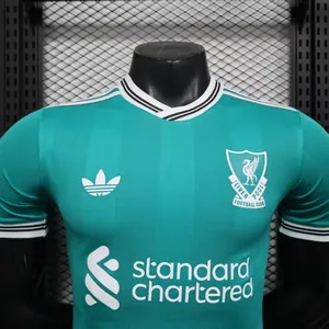 25-26 Liverpool Third Away Kit Player Version Green Shirt Football Summer Clothing AAAAJersey Yupoo 9