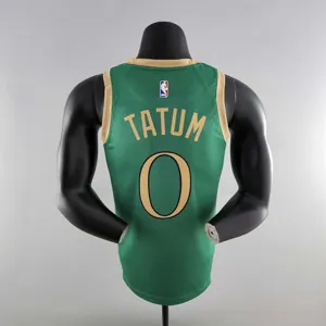 2020 Tatum #0 Boston Celtics City Edition Green NBA Jersey 6