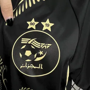 2024 Algeria Black Shirt Football T-Shirt AAAAJersey Supplier Yupoo 4