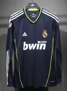 10-11 Real Madrid Away Retro Kit Vintage Player Version Long Sleeve Shirt AAAAJersey Dropship Y 4