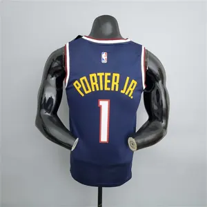 Nuggets Porter jr.#1 Navy Blue 2