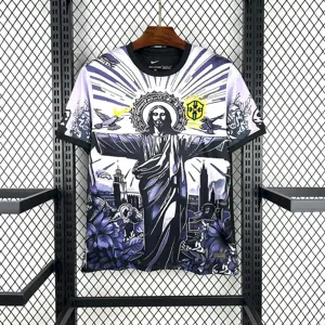 2025 Brazil Cristo Redentor White&Black Special Edition Shirt Football Apparels Soccer AAAAJers 1