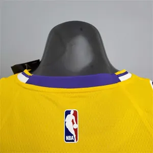 Lakers Rondo#4 Crew Neck Yellow 2