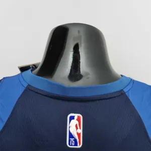 75th Anniversary Minnesota Timberwolves Russell #0 Royal Blue NBA Jersey 3