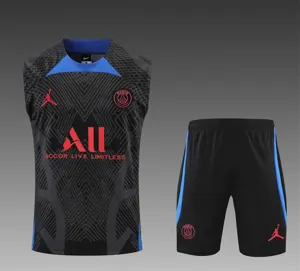 22-23 PSG vest training suit kit Black 10