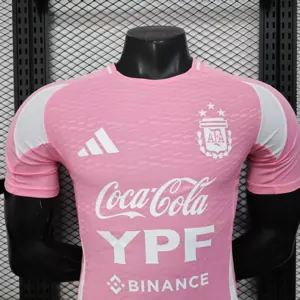 2025 Argentina Special Edition Player Version Pink Shirt AAAAJersey Supplier Yupoo 3