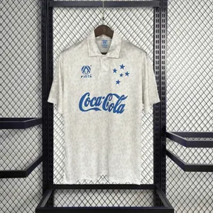 93-94 Cruzeiro Away S-XXL football t-shirt