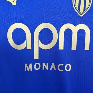 25-26 Monaco Away Kit Blue Shirt Football Apparels ete Sino AAAAJersey Supplier Yupoo 1