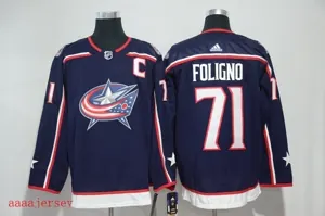 Columbus Blue Jackets Ice Hockey jersey M-3XL 哥伦布蓝衣队冰球服-1