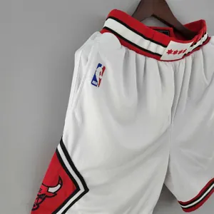 Chicago Bulls white NBA shorts 5