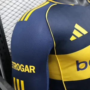 25-26 Boca Junior Home Kit Player Version Shirt Long Sleeve AAAAJersey Yupoo 4