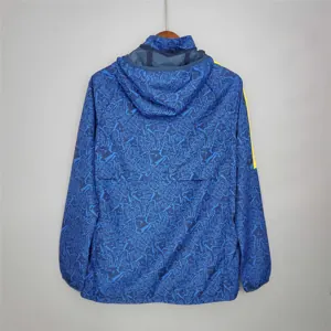 21-22 Barcelona blue Camouflage Windbreaker 2