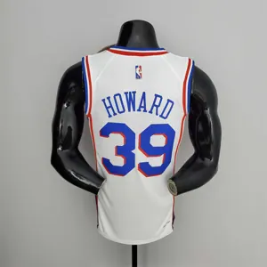 75th Anniversary Philadelphia 76ers HOWARD#39 White NBA Jersey 6