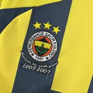 07-08 Fenerbahce Home Retro Kit Vintage Shirt AAAAJersey Dropship Yupoo 3