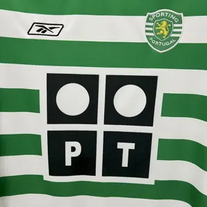 03-04 Sporting Lisbon Home Retro Kit Vintage Shirt AAAAJersey Supplier Yupoo 2