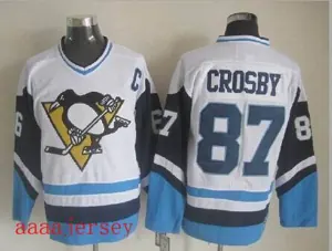 Pittsburgh Penguins retro ice hockey jersey M-3XL 匹兹堡企鹅队复古冰球服