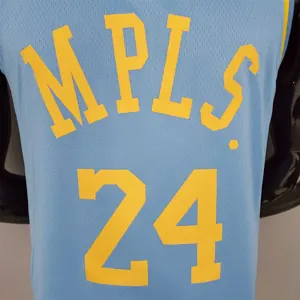 2021 Bryant#24 Lakers Minneapolis Edition Blue 5