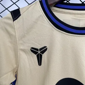 25-26 Barcelona Away Kid Kits Youth Apparels Sport AAAAJersey Supplier Yupoo 2