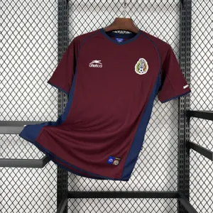 2002 Mexico Mens Third Football Retro Kit Vintage T-Shirt AAAAJersey Wholesale Yupoo 9