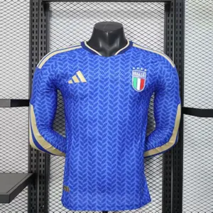 2026 World Cup Italy Home Kit Player Version Long Sleeve Shirt Football AAAAJersey Supply Yupoo