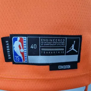 75th Anniversary PAUL#3 Phoenix Suns Jordan Theme Orange NBA Jersey 1