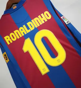07-08 Barcelona home long sleeves 4