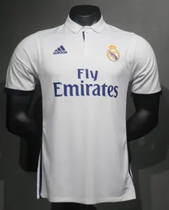 16-17 Real Madrid Home Retro Kit Vintage Player Version Sino Shirt AAAAJersey Dropship Yupoo