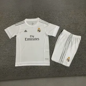 15-16 Real Madrid Home Retro Kids Kits Children Sets Football AAAAJerseys Yupoo 9