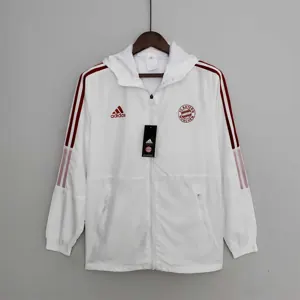 22-23 Bayern white windbreaker