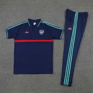 Polo Arsenal sapphire blue with red border 4