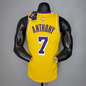 ANTHONY#7 Lakers Round neck yellow 3