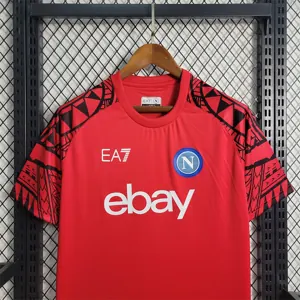 23-24 Napoli Red Training Suit Size S-4XL Soccer Jersey 3