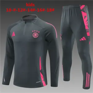2024 Germany Kids Long Sleeve Training Suit Football Shirts