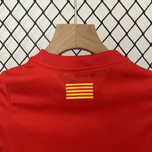 24-25 Girona Home Kid Kits Youth Apparels Football AAAAJersey Yupoo 1