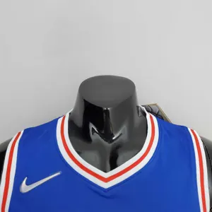 75th Anniversary Philadelphia 76ers SIMMONS#25 Blue NBA Jersey 9