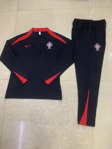 2024 Portugal Long Sleeve Training Suit Football Shirts 1