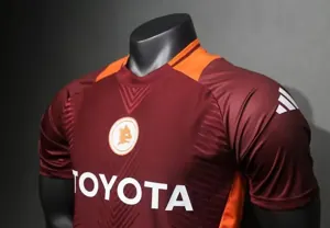 25-26 Roma Home Player Version Soccer AAAAJersey 1