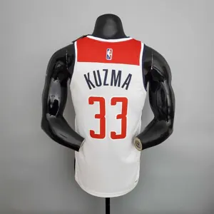 75th Anniversary Kuzma #33 Wizards Black Red White 2