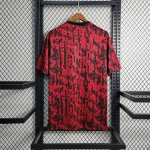 23-24 Manchester United Red Black Training Suit Size S-XXL 1