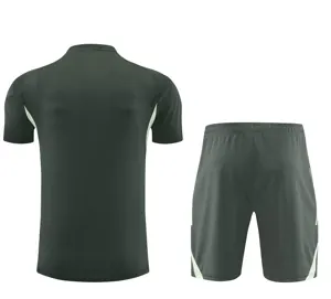 25-26 Real Madrid Army Green Training Kits Football Tracksuits 2