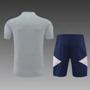 22-23 Arsenal training suit short sleeve kit Grey 5