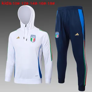2024 Italy Kids Hoodie Long Sleeve Training Suit Football Shirts
