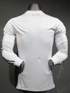 13-14 Real Madrid Home Retro Kit Vintage Player Version Long Sleeve Shirt AAAAJersey Dropship Y 5